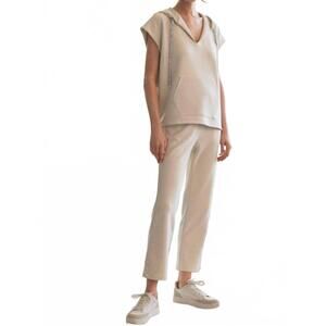 NEW JOH felix stretch crepe knit pant in beige